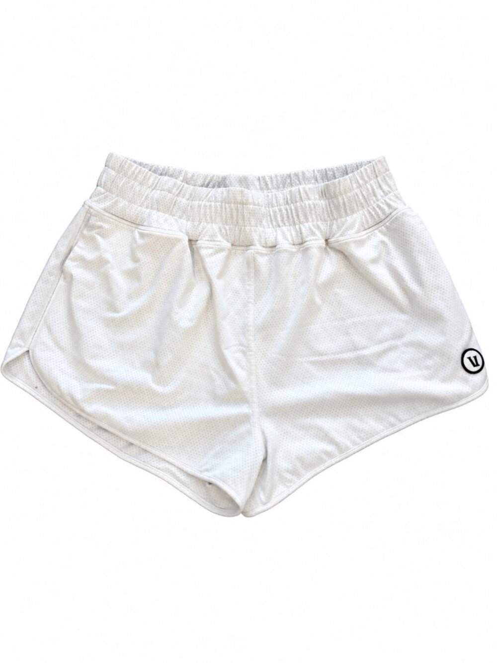 Vuori Micro Mesh Shorts White XL Women's Athletic Running Shorts